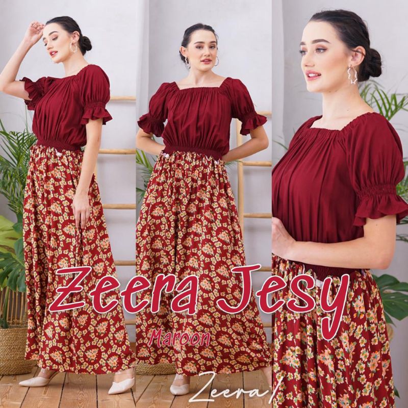 Daster Arab ZEERA JESY Dress Rayon Sabrina