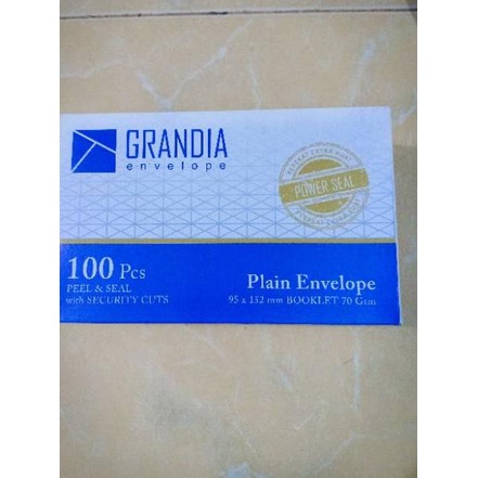 

⇄ (290gr) 1pak amplop grandia 95x152mm isi 100 ₫
