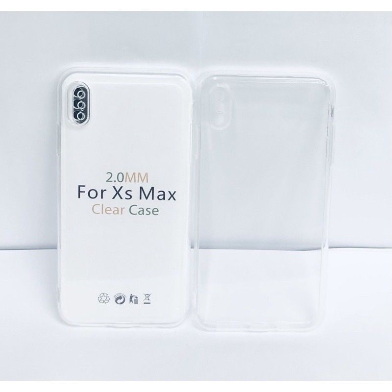 iPhone X Xs XR Xs Max Softcase HD Ultra Clear Soft Case Silicone Cover Bening