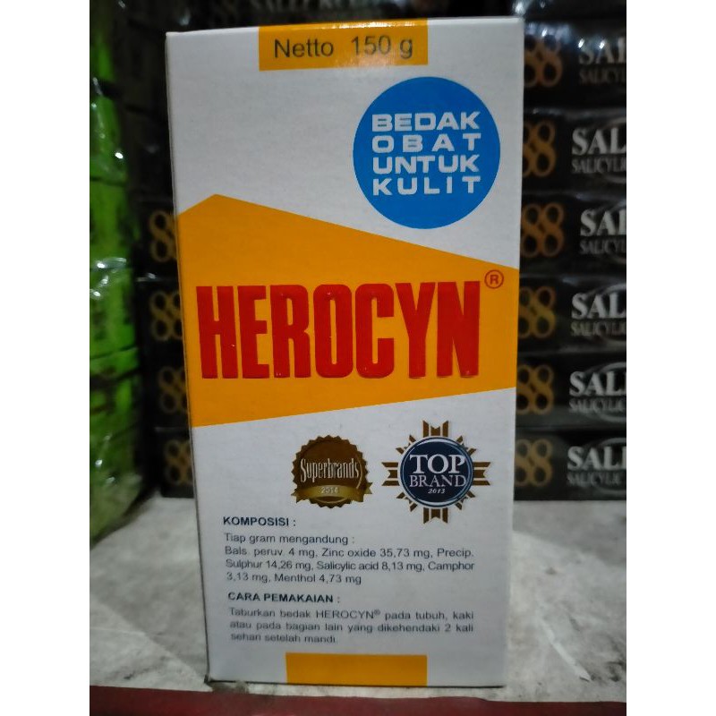 Bedak herosin 150gr dewasa,per pcs.