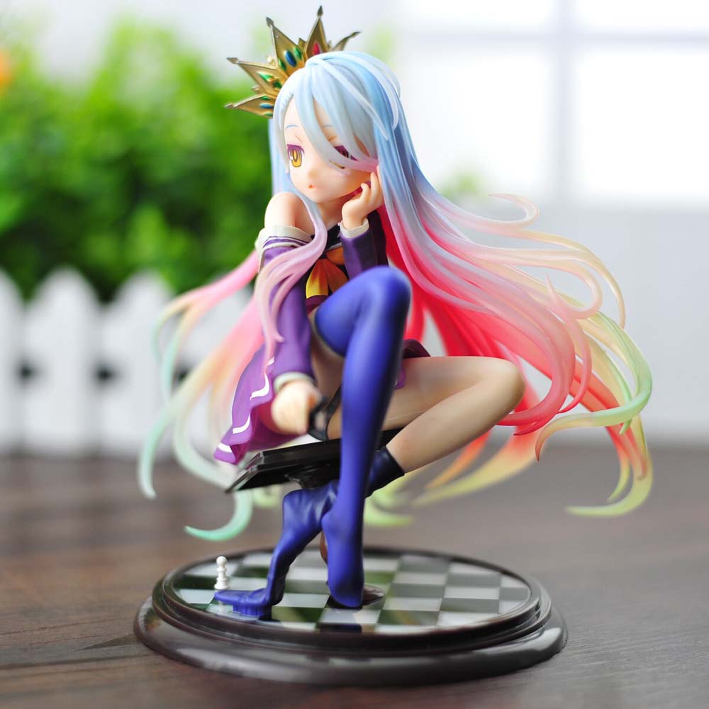 Lanfy Mainan Action Figure Model Anime Shiro No Game No Life Untuk Dekorasi Meja