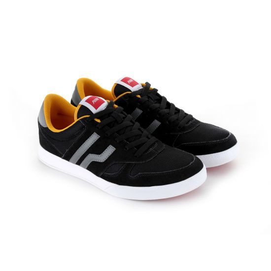 Sepatu Casual Sneaker Classic Piero P10489 Falcon Black Yellow