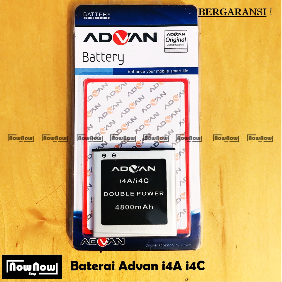 Baterai Advan i4A dan i4C Original Double Power Batre Batrai Battery HP