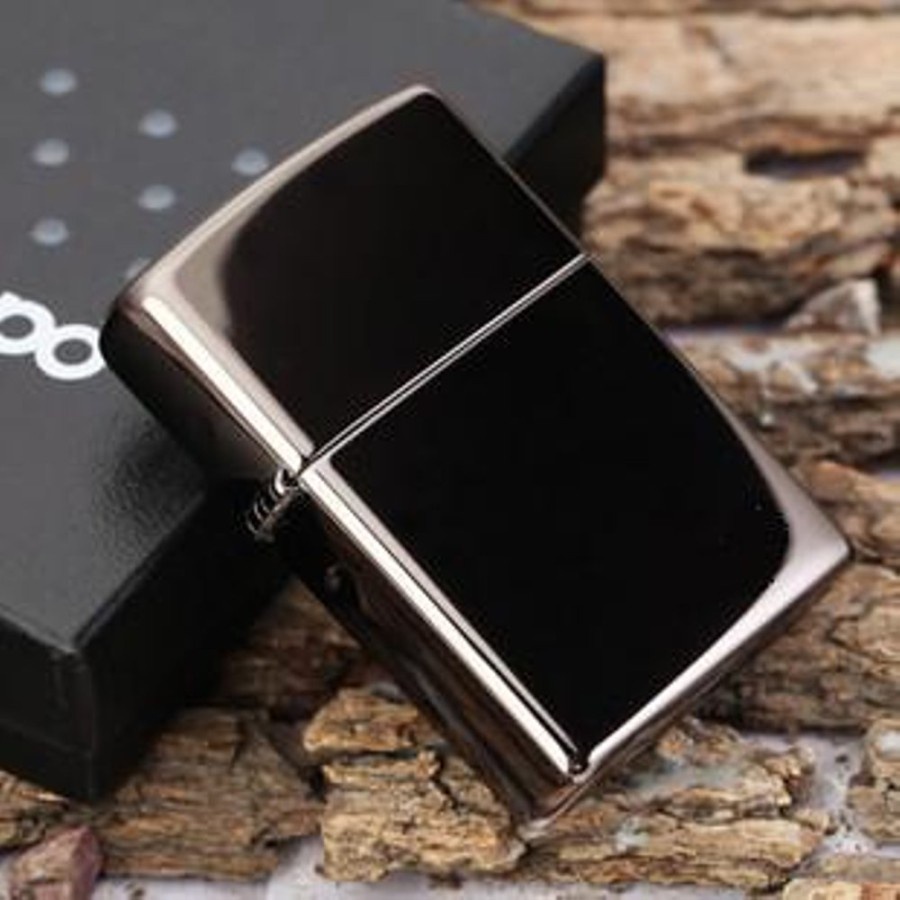 Korek Api Zippo Black Ice Polos Grade Ori