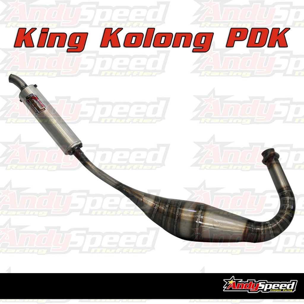 BONUS KAOS Knalpot RX KING KOLONG MODEL PDK merk andy speed