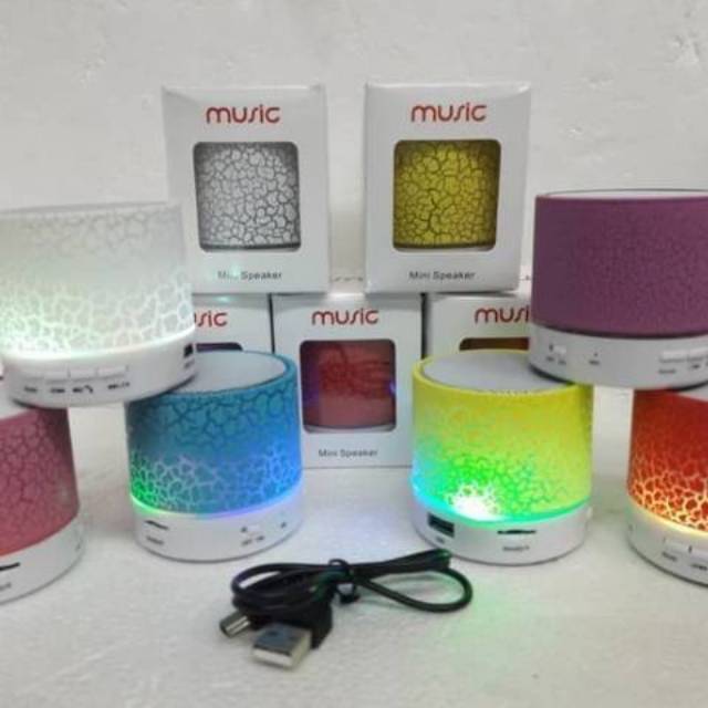 Speaker Bluetooth Retak Led-speaker bluetooth mini led