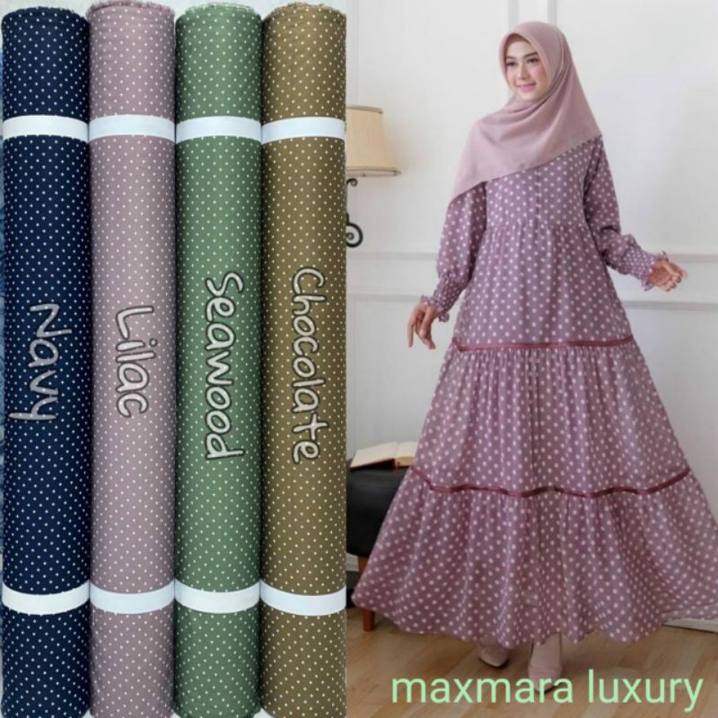 Kain Maxmara Polkadot atau onde harga per setengah meter