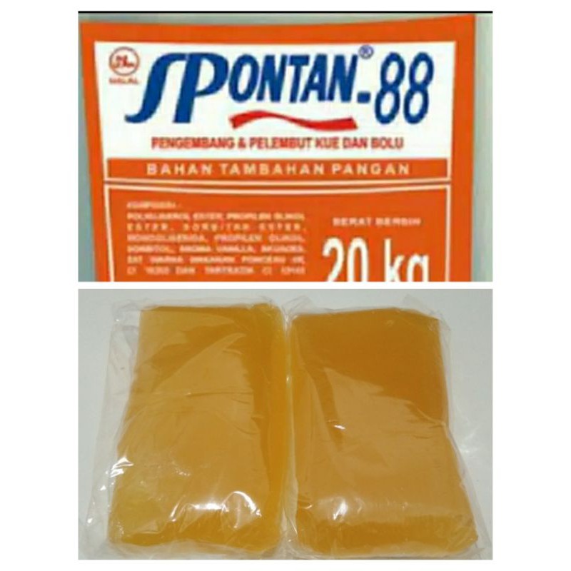 Sp / Pengembang kue / Pengemulsi kue merk Spontan 88  250 gr