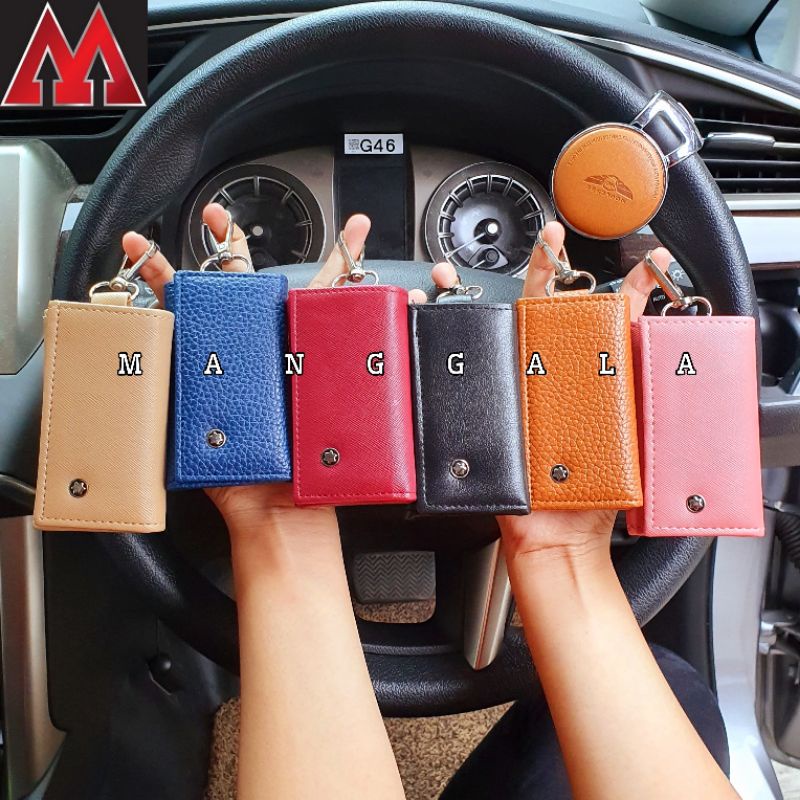 Dompet Gantungan Kunci STNK Mobil Motor Mont Blanc Kancing