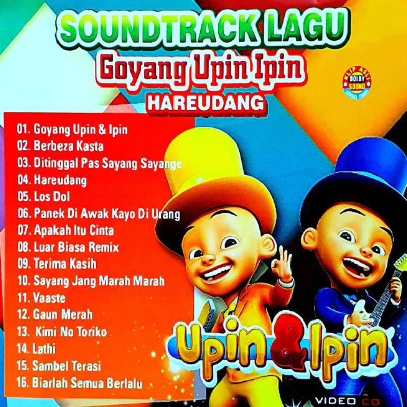 Paling Populer Dan Terlaris Di Gemari Anak Anak Kaset Video Musik Soundtrack Lagu Goyang Upin Ipin Shopee Indonesia