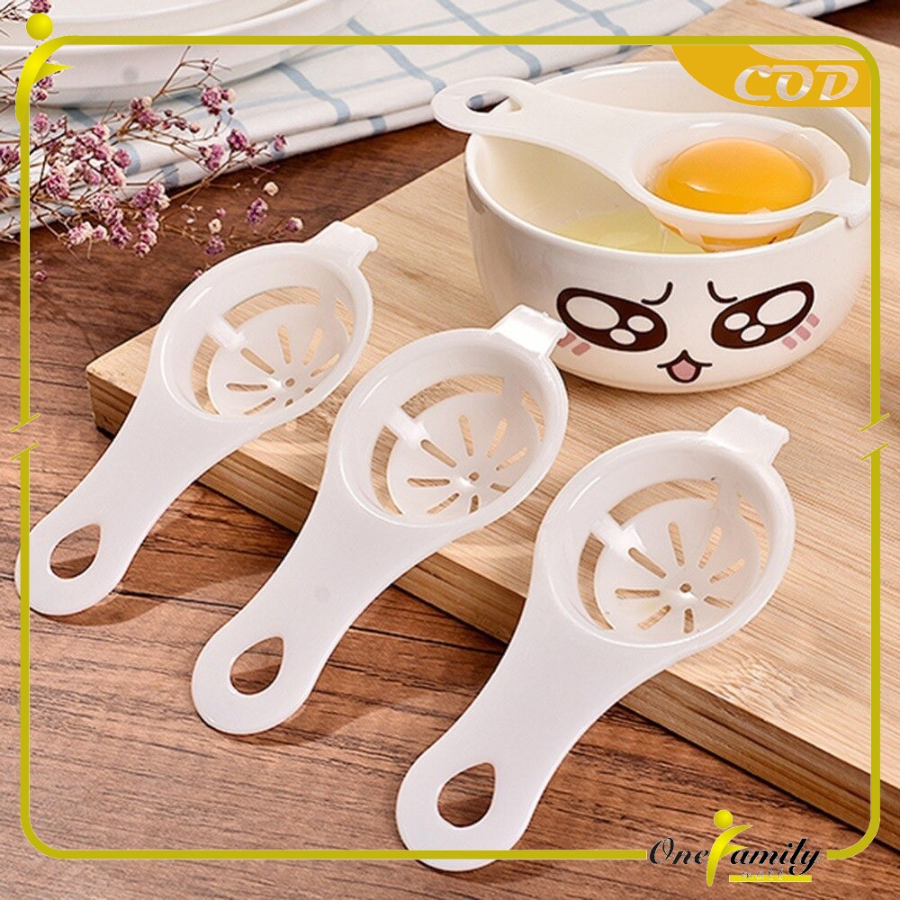 ONE-C139 Alat Pemisah Kuning Telur dan Putih Telor Egg Yolk Separator Murah Peralatan Dapur Praktis-3