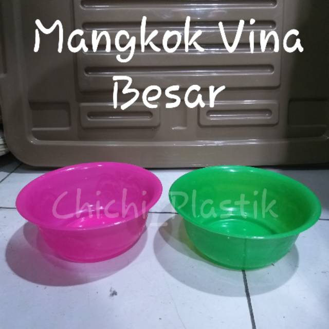 Mangkok Vina besar/ mangkok bakso / mangkok plastik / wadah sup / mangkok es / wadah kuah / kobokan