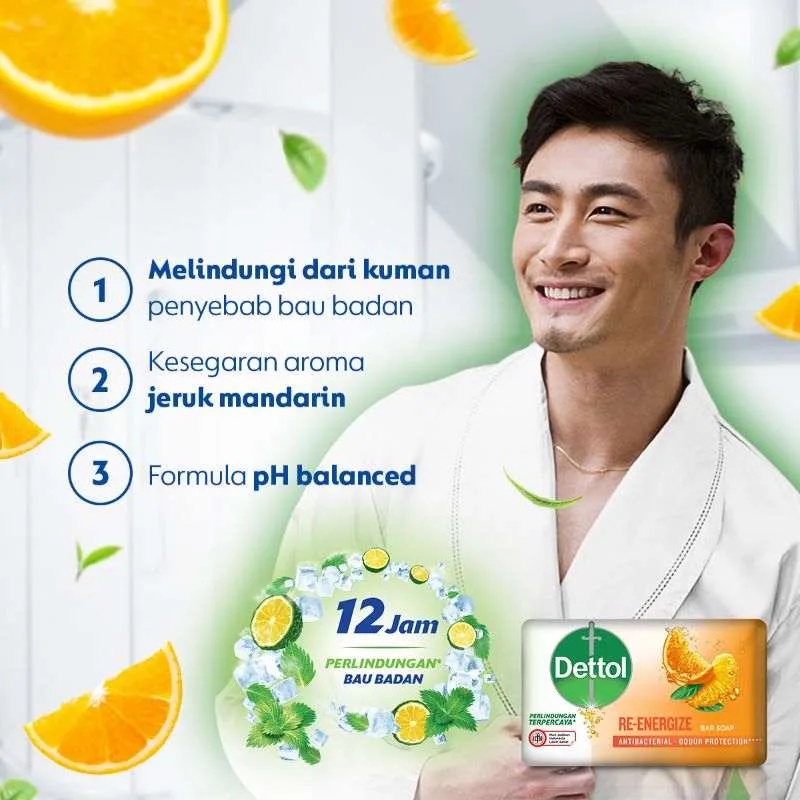 ★ BB ★ Dettol Sabun Batang Anti Bakteri - Soap Bar - 60gr - 100gr