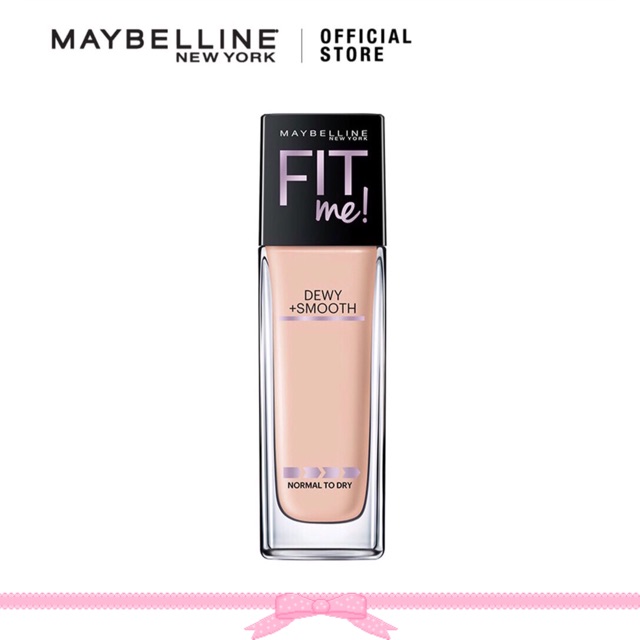 100% ORI - Fit me foundation dewy smooth maybelline
