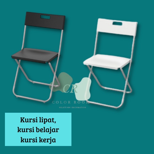 Kursi lipat minimalis/ kursi taman / kursi sandaran/ kursi dewasa/ kursi belajar/ kursi kerja/ kursi makan, pilihan warna