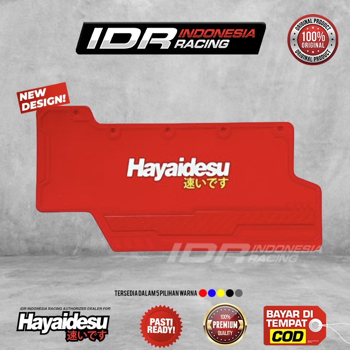 Hayaidesu Mudflap Honda Beat FI 2013 2019 Mud Flap Guard Karet Penahan Lumpur Motor Premium