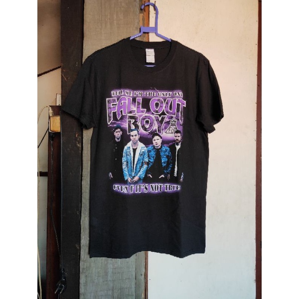 kaos band pop rock emo FALL OUT BOY the last of the real one size M 74x49 not kaset