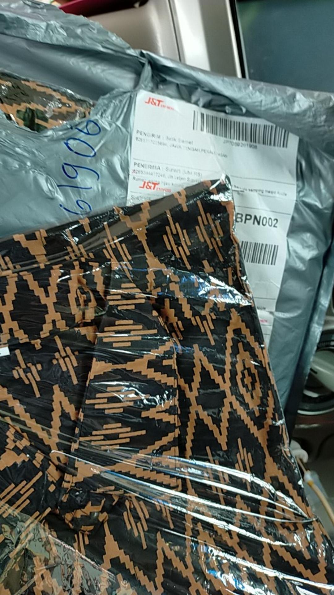 Gamis Cardi Modern / Kopel Gamis / Batik Cardi Murah / Baju Gamis Batik Kopel