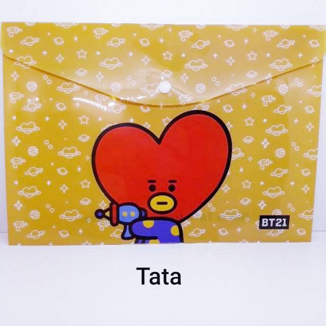 

A4 Document Bag File Folder BTS BT21