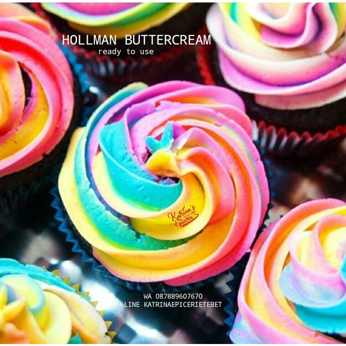 

ORIGINAL MURAH Hollman buttercream ready to use vanilla