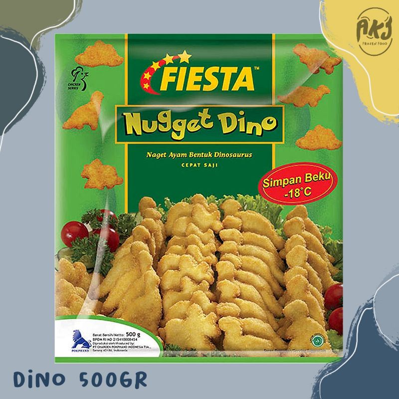 

Fiesta Nugget Naget Dino 500gr