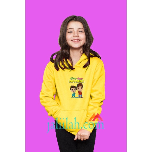 Hoodie anak cewek OMAR DAN HANA