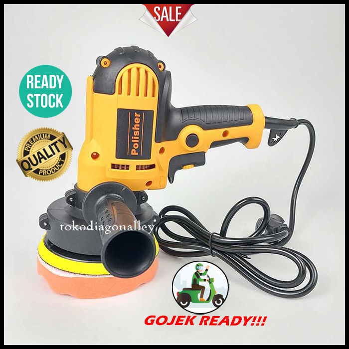 Mesin Poles Mobil Alat Poles Body Mobil Polisher Set Lengkap Sponge Busa Spong Polish