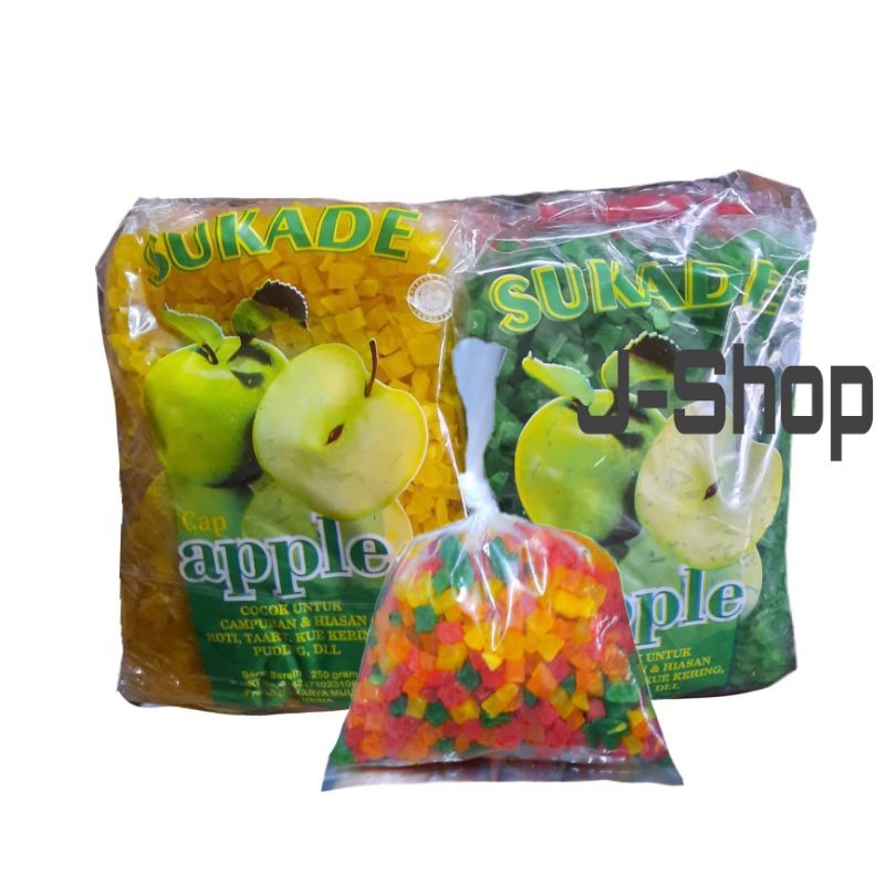 

Sukade Warna Campur 100Gr - Sukade Warna-warni