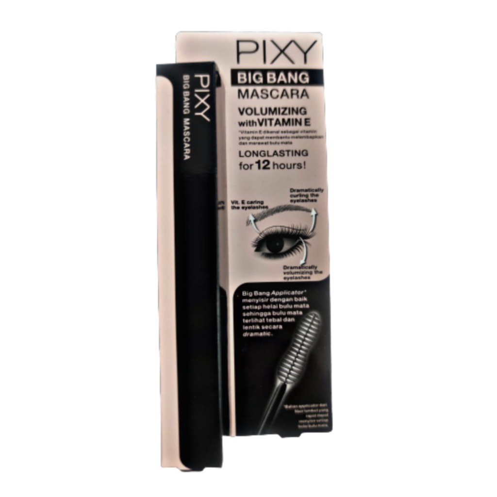 PIXY Big Bang Mascara Longlasting | Maskara Volumizing With Vitamin E by AILIN