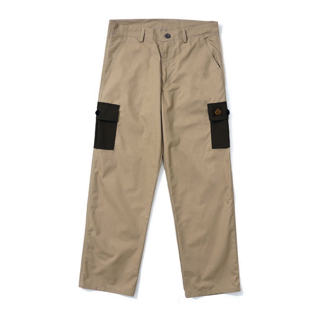 Dritto Long Pants Cargo - Celana Cargo Panjang &quot;CARGOISME&quot; - Brown