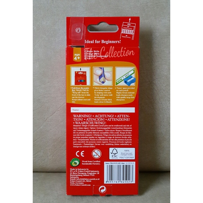 

Jual Atk0224Fc 20 Warna Junior Triangular Pensil 116538-20 Goodie Faber Art Bagus