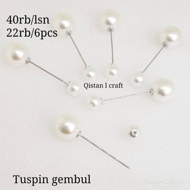 Bros tusuk pearls 6pcs