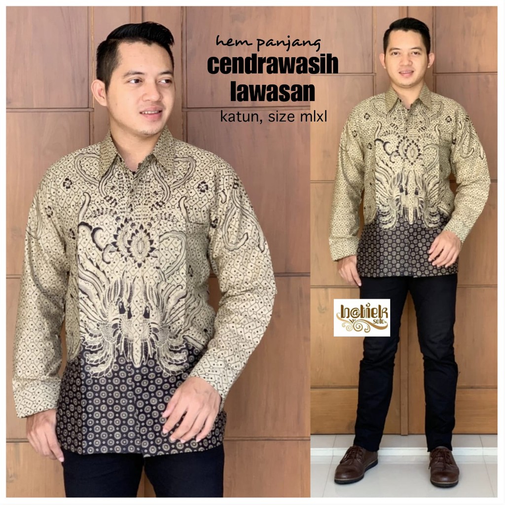 Kemeja Batik Panjang Cendrawasih