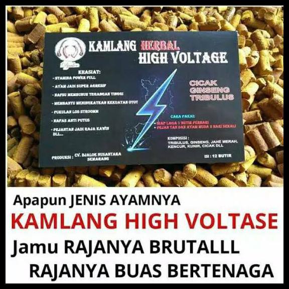 

JAMU AYAM DJALOE KAMLANG HERBAL HIGH VOLTAGE 12 BUTIR