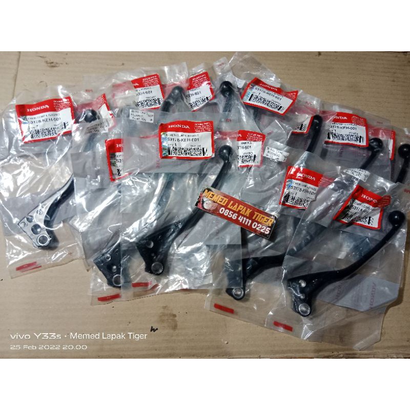 Handle kopling atau handle kiri tiger tirev megapro original baru AHM