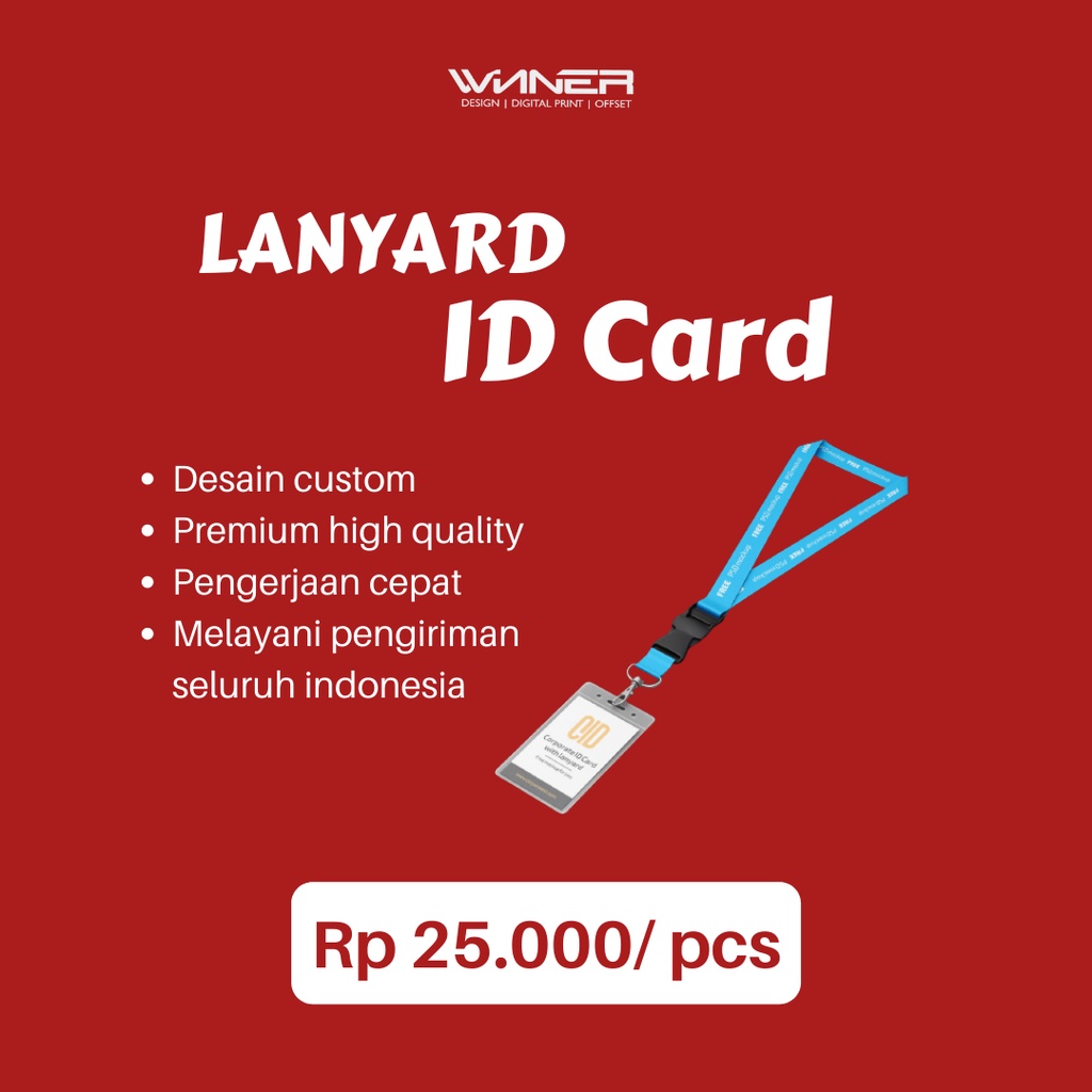 

Lanyard ID CARD/Gantungan ID Card Custom