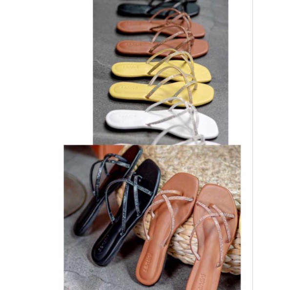 PO BANGKOK flat sandal Sensini ready 19-20 Mei