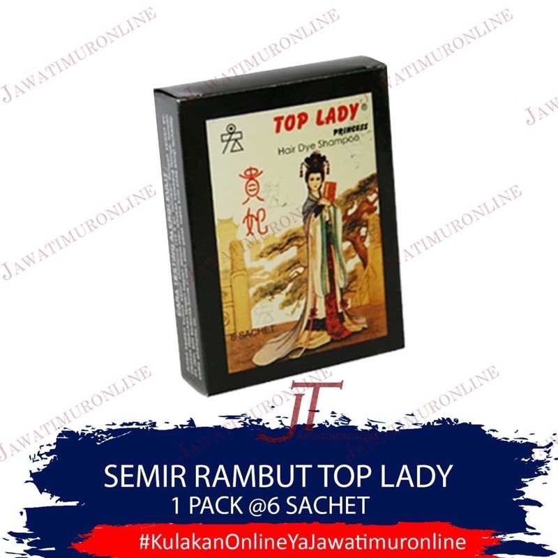 Semir Rambut Top Lady Per Kotak