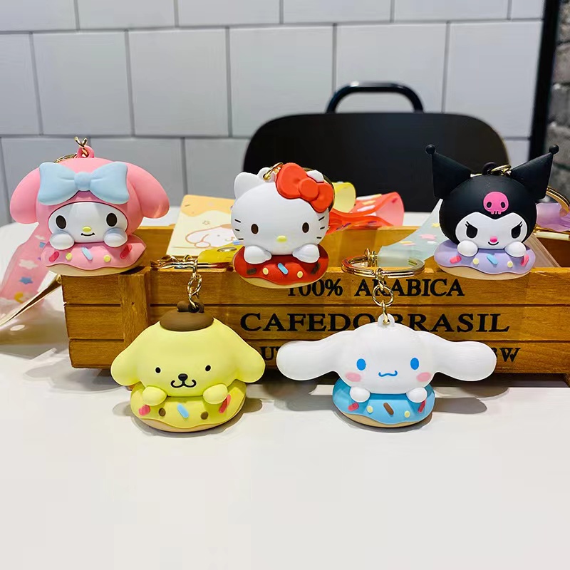 GANTUNGAN HELLO KITTY / GANTUNGAN KUNCI POMPOMPURIN / GANTUNGAN KUNCI CINNAMOROLL / SANRIO