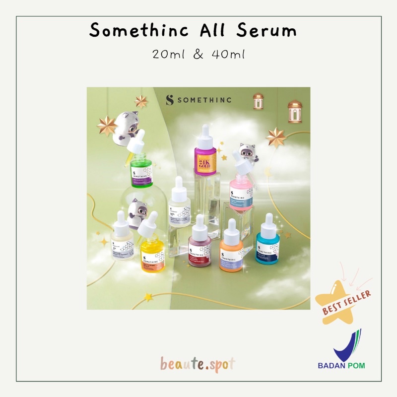 [STOCKIST] SOMETHINC BAKUCHIOL NIACINAMIDE SALMON DNA RETINOL AHA BHA 24K HYALURONIC