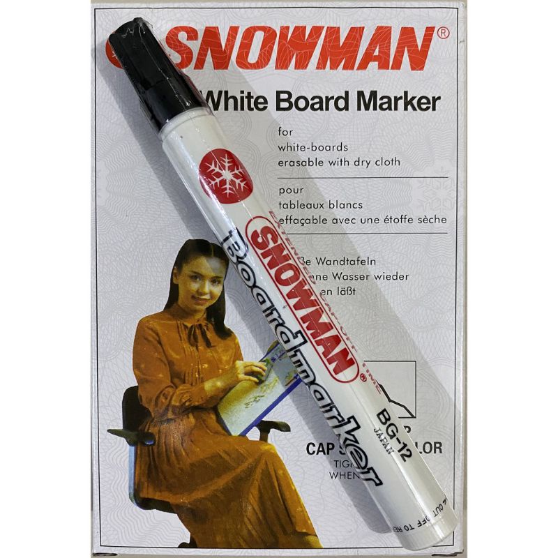 

SPIDOL SNOWMAN WHITEBOARD / WHITE BOARD MARKER ABG-12 / ABG12