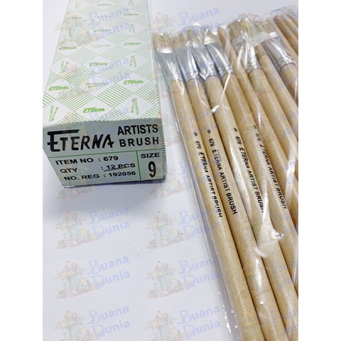 

Kuas Gambar Eterna 9 Inch | Kuas Lukis | Artist Paint Brush | ATK