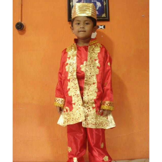 Baju adat minang/padang Anak TK laki