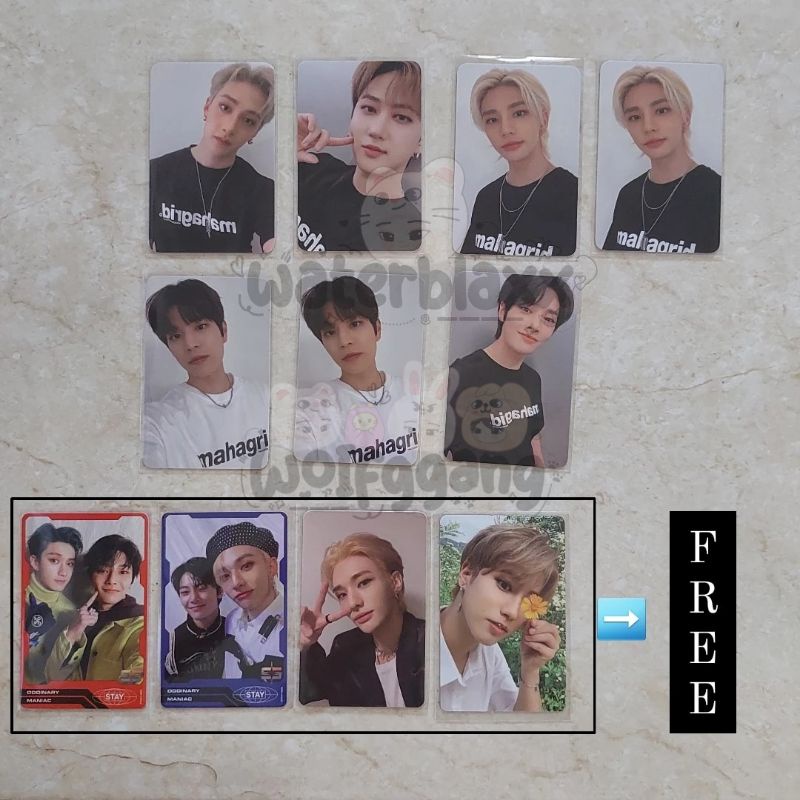 Mahagrid V1 Ver 1 Round 1 R1 Stray Kids Photocard SKZ PC Bangchan Chan Lee Know Lino Hyunjin Changbi