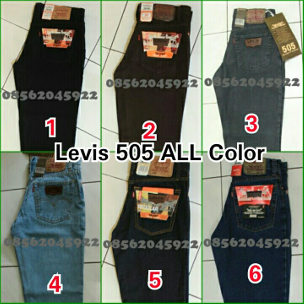 levis 505 colors