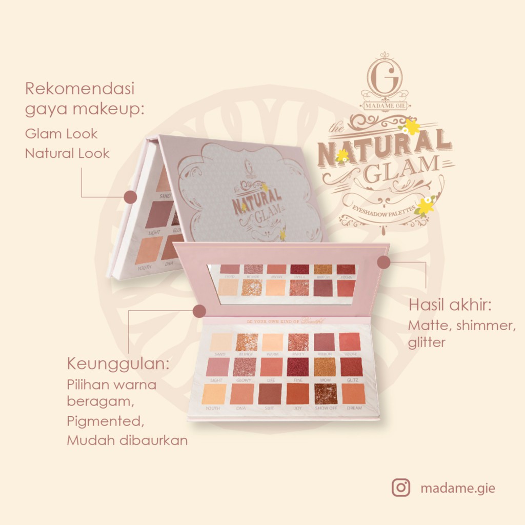 MADAME GIE Natural Glam | Sensuous Drama Queen | ToGo Face | MoonDust | BlindedByDrama