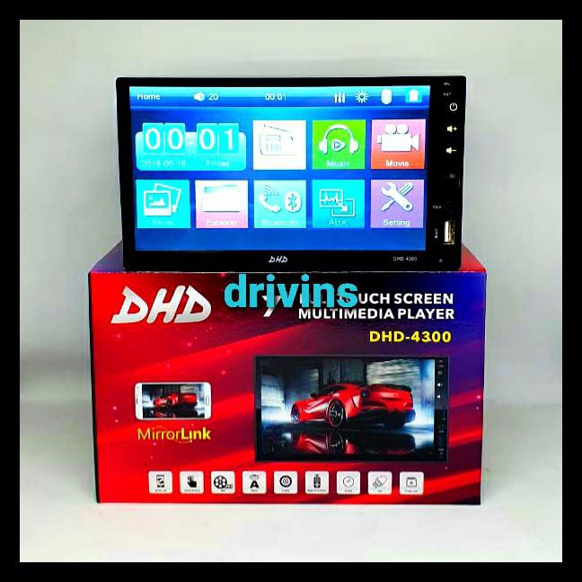 GRATIS  TV MOBIL HEADUNIT DOUBLEDIN UNIVERSAL MP5 DHD-4300 BODY PANJANG