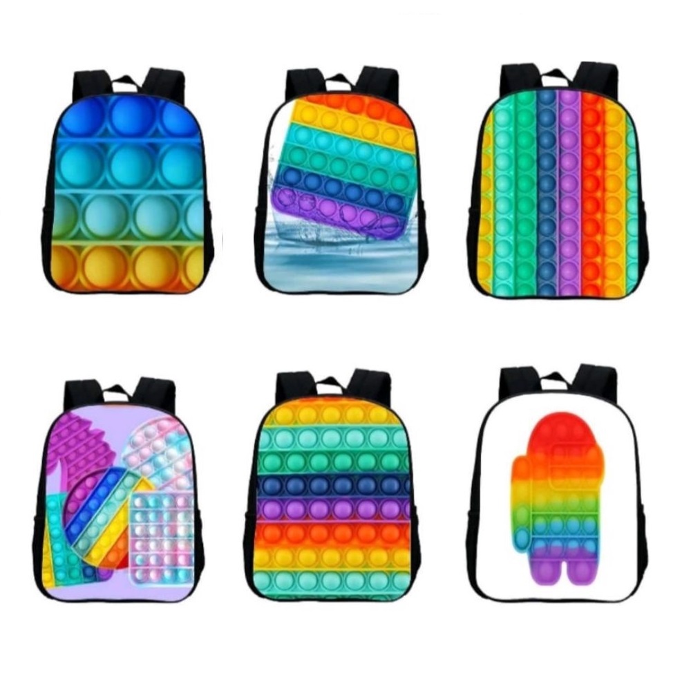 TAS RANSEL ANAK MOTIF POP IT TERBARU  RANSEL ANAK SEKOLAH TK SD SMP PAUD  TAS RANSEL SEKOLAH ANAK LA