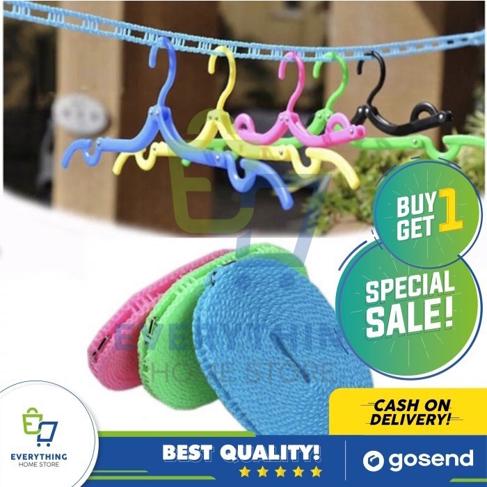 QUALITY BUY 1 GET 1 Windproof Non Slip Clothesline