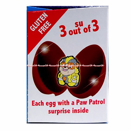 Zaini Tayo Paw Patrol Milk Chocolate Eggs Coklat Telur Bus Tayyo Mobil Zainy Telur Coklat Telur Bulat Isi mainan Anak Paws patrol Pawpatrol